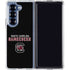 University of South Carolina Gamecocks Black Galaxy Z Fold7 Clear Case