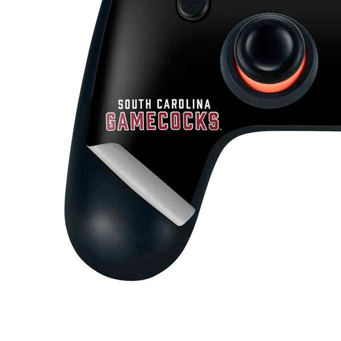 University of South Carolina Gamecocks Black Google Stadia Controller Skin