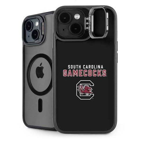 University of South Carolina Gamecocks Black iPhone 13 Kickstand Case