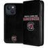 University of South Carolina Gamecocks Black iPhone 15 Folio Case