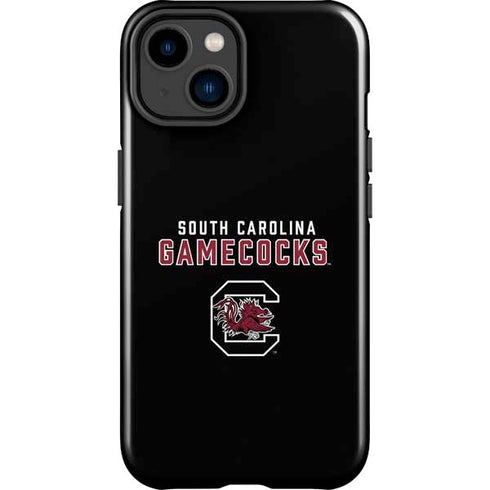 University of South Carolina Gamecocks Black iPhone 15 Impact Case