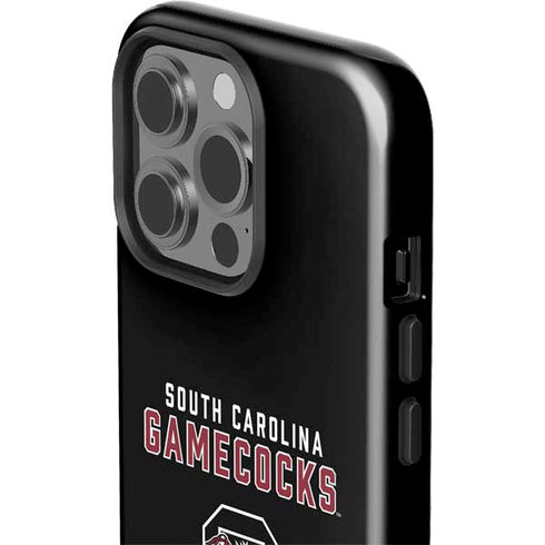 University of South Carolina Gamecocks Black iPhone 15 Pro Impact Case