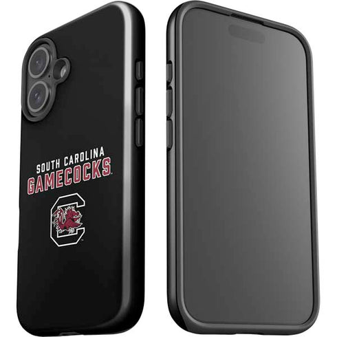 University of South Carolina Gamecocks Black iPhone 16 Plus Impact Case
