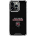 University of South Carolina Gamecocks Black iPhone 16 Pro Clear Case