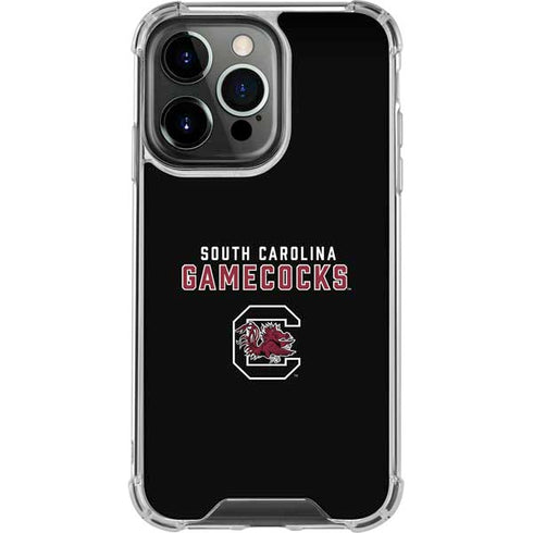 University of South Carolina Gamecocks Black iPhone 16 Pro Max Clear Case