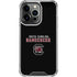 University of South Carolina Gamecocks Black iPhone 16 Pro Max Clear Case