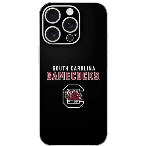 University of South Carolina Gamecocks Black iPhone 16 Pro Skin