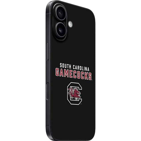 University of South Carolina Gamecocks Black iPhone 16 Skin