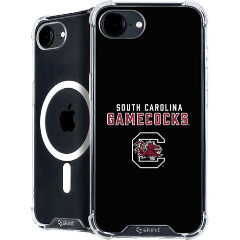 University of South Carolina Gamecocks Black iPhone 16e MagSafe Case