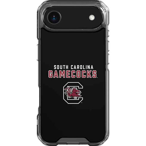 University of South Carolina Gamecocks Black iPhone 17 Air Clear Case