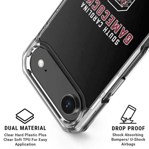 University of South Carolina Gamecocks Black iPhone 17 Air Clear Case