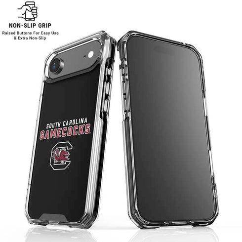 University of South Carolina Gamecocks Black iPhone 17 Air Clear Case