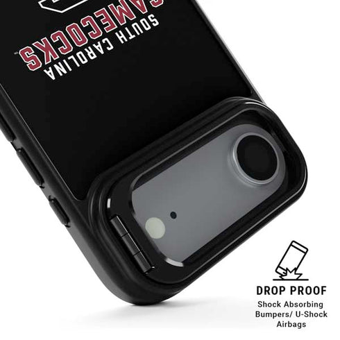 University of South Carolina Gamecocks Black iPhone 17 Air Kickstand Case