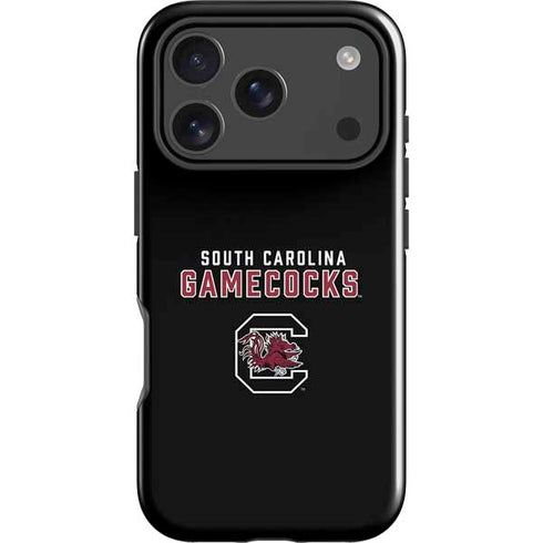 University of South Carolina Gamecocks Black iPhone 17 Pro Impact Case
