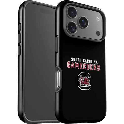 University of South Carolina Gamecocks Black iPhone 17 Pro Impact Case