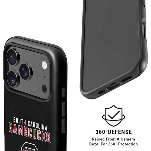 University of South Carolina Gamecocks Black iPhone 17 Pro Magsafe Impact Case