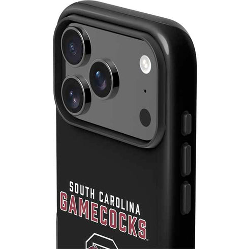 University of South Carolina Gamecocks Black iPhone 17 Pro Max Impact Case