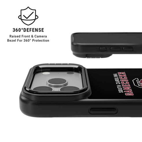 University of South Carolina Gamecocks Black iPhone 17 Pro Max Kickstand Case