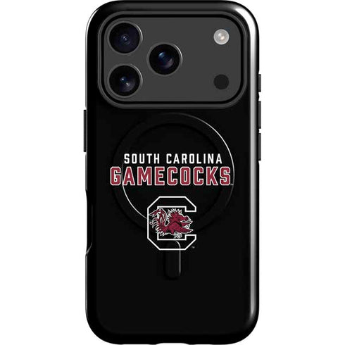 University of South Carolina Gamecocks Black iPhone 17 Pro Max Magsafe Impact Case