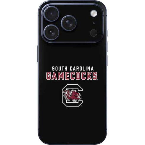 University of South Carolina Gamecocks Black iPhone 17 Pro Skin