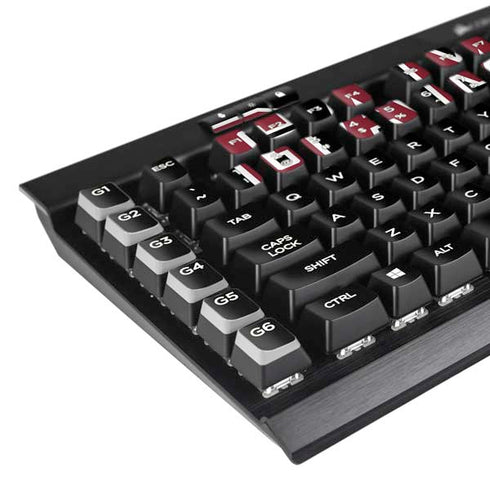 University of South Carolina Gamecocks Black K95 RGB PLATINUM Mechanical Gaming Keyboard Skin