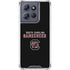 University of South Carolina Gamecocks Black Moto G 5G (2025) Clear Case