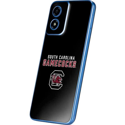 University of South Carolina Gamecocks Black Moto G Play 4G (2024) Skin