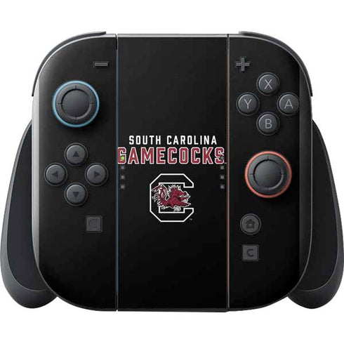 University of South Carolina Gamecocks Black Nintendo Switch 2 (2025) with Joy-Con Skin