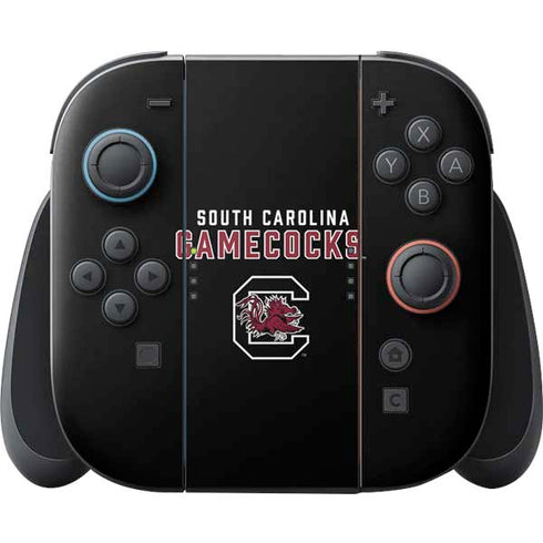 University of South Carolina Gamecocks Black Nintendo Skins