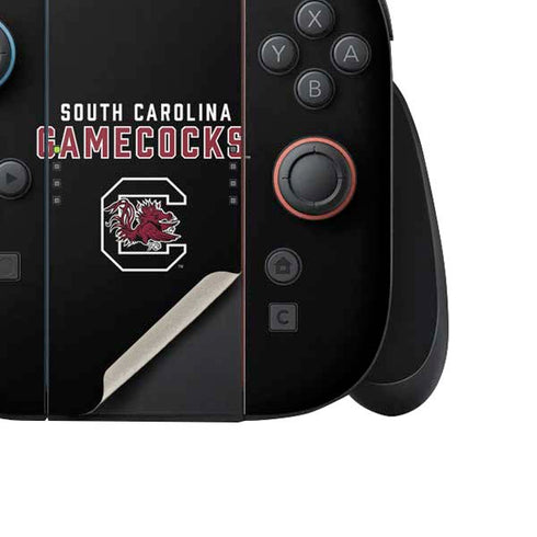 University of South Carolina Gamecocks Black Nintendo Switch 2 (2025) Joy-Con Controller Skin