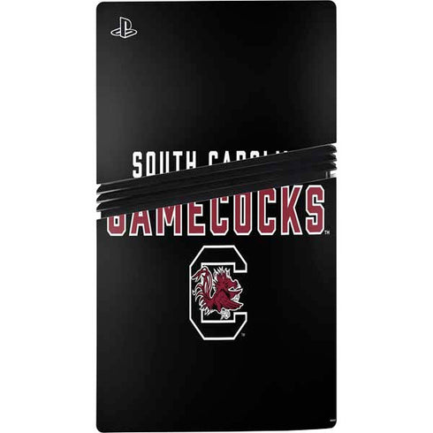 University of South Carolina Gamecocks Black PS5 Pro Bundle Skin