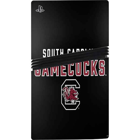 University of South Carolina Gamecocks Black PS5 Pro Console Skin