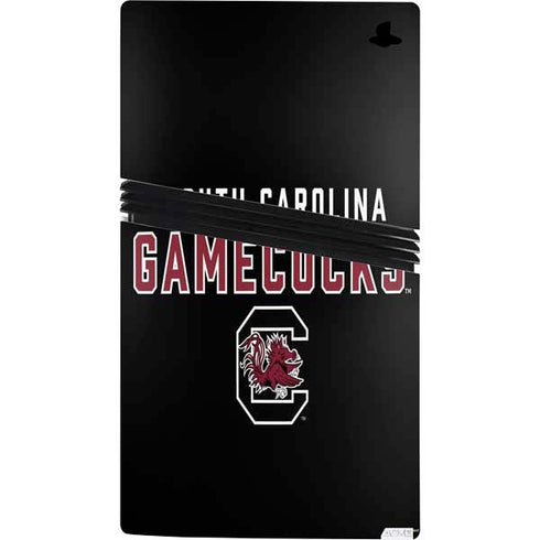 University of South Carolina Gamecocks Black PS5 Pro Console Skin