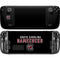 University of South Carolina Gamecocks Black Steam Deck Handheld Gaming Computer Skin