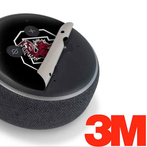 University of South Carolina Gamecocks Logo Black Amazon Echo Dot Skin