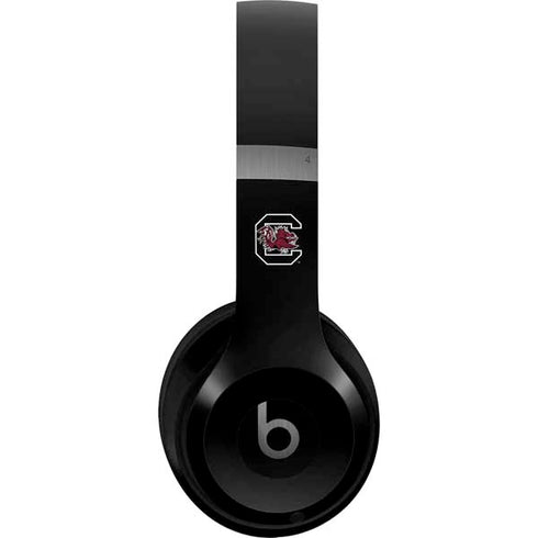 University of South Carolina Gamecocks Logo Black Beats Solo 4 Wireless Headphones Skin
