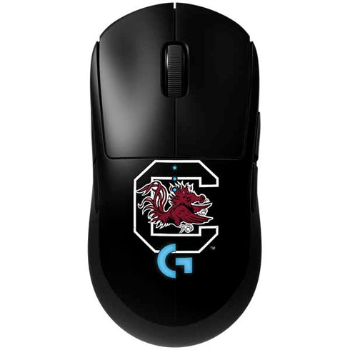 University of South Carolina Gamecocks Logo Black G Pro Wireless Gaming Mouse Skin