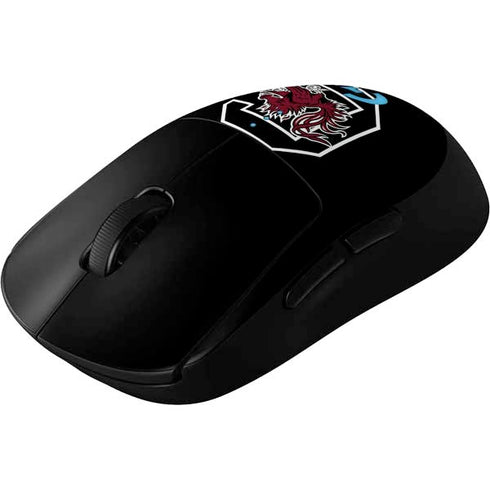 University of South Carolina Gamecocks Logo Black G Pro Wireless Gaming Mouse Skin