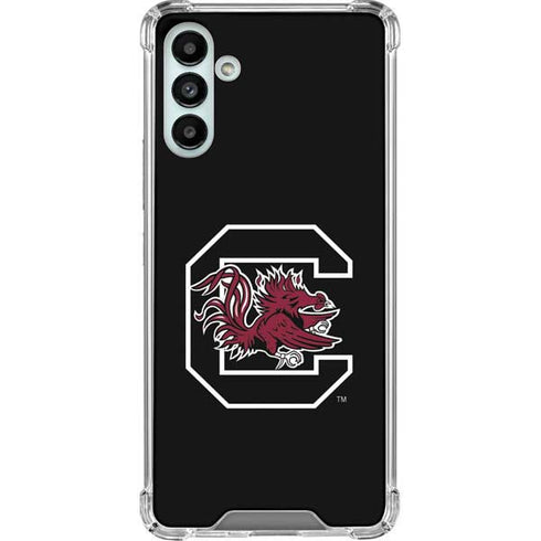 University of South Carolina Gamecocks Logo Black Galaxy A13 5G Clear Case
