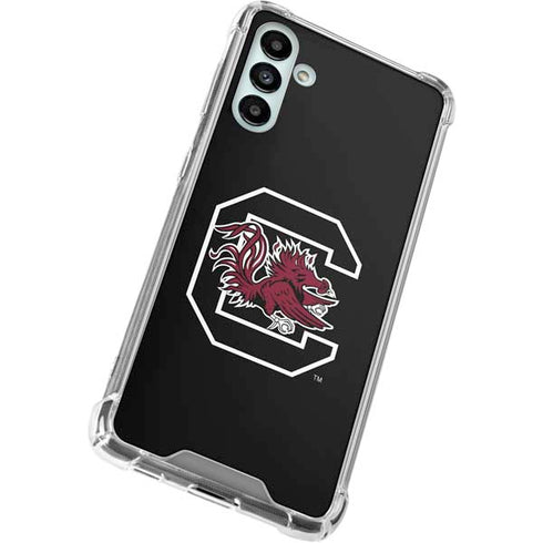 University of South Carolina Gamecocks Logo Black Galaxy A13 5G Clear Case