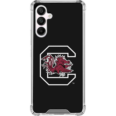 University of South Carolina Gamecocks Logo Black Galaxy A16 5G Clear Case