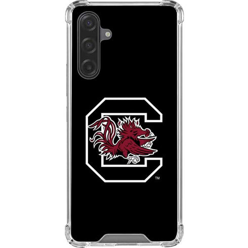 University of South Carolina Gamecocks Logo Black Galaxy A17 Clear Case