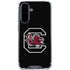University of South Carolina Gamecocks Logo Black Galaxy A36 5G Clear Case