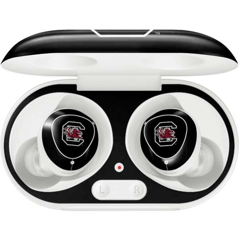 University of South Carolina Gamecocks Logo Black Galaxy Buds Plus Skin