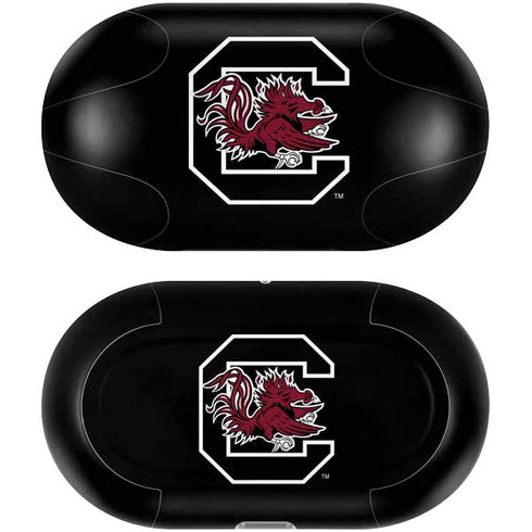 University of South Carolina Gamecocks Logo Black Galaxy Buds Plus Skin