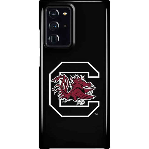 University of South Carolina Gamecocks Logo Black Galaxy Cases