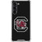University of South Carolina Gamecocks Logo Black Galaxy S24 FE Clear Case