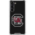 University of South Carolina Gamecocks Logo Black Galaxy S24 FE Clear Case