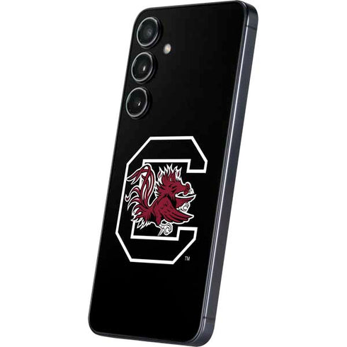 University of South Carolina Gamecocks Logo Black Galaxy S25 Plus Skin