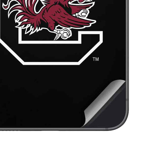 University of South Carolina Gamecocks Logo Black Galaxy S25 Plus Skin